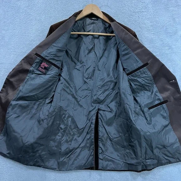 VTG 1970s After Six Tuxedo Mens 40R Jacket Velvet Formal Jacket Preppy USA Made‎ - Picture 7 of 14